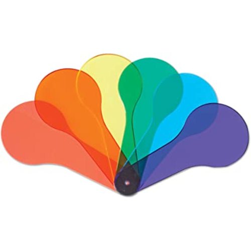 Learning Resources Color Paddles - Set of 18 Paddles, Grades PreK/Ages 3+ Preschool Science for Kids, Classroom Supplies,Back to School Supplies,Teacher Supplies