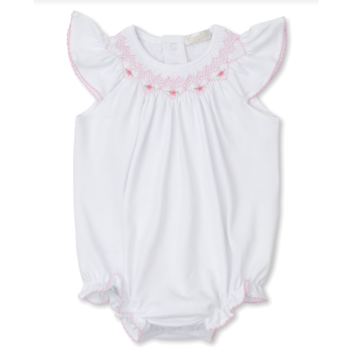 Smocked White Angel Sleeve Bishop Bubble CLB Summer Bishop 24