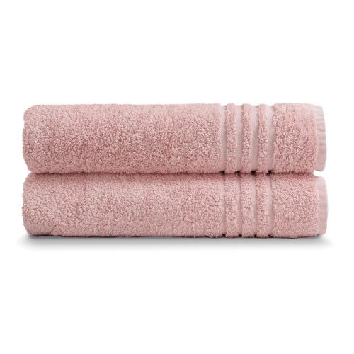2PC Bath Towel Set (2-Bath), Rose