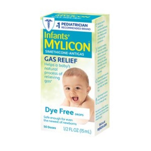 Mylicon Infant Gas Relief Drops Dye Free, .5 OZ