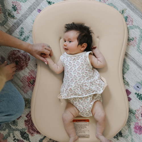 Snuggle Me Curve Lite Baby Lounger - Sand
