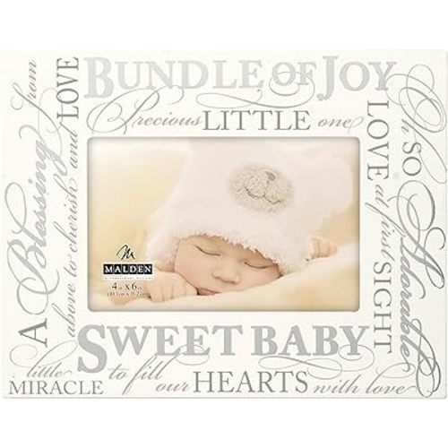 Malden International Designs 4736-46 Baby Memories Picture Frame