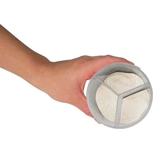 Dr. Brown's Baby Formula Dispenser with Snap-On Lid for On-The-Go Feedings,Milk Powder Dispenser for Traveling with Infant,Gray (Pack of 2)