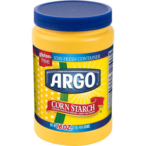 Argo 100% Cornstarch, Gluten Free, Resealable Container, Great Thickener for Sauces, Gravies and Puddings