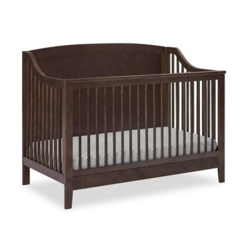 Delta Children Campbell 6-in-1 Convertible Crib, Color: Walnut Espresso