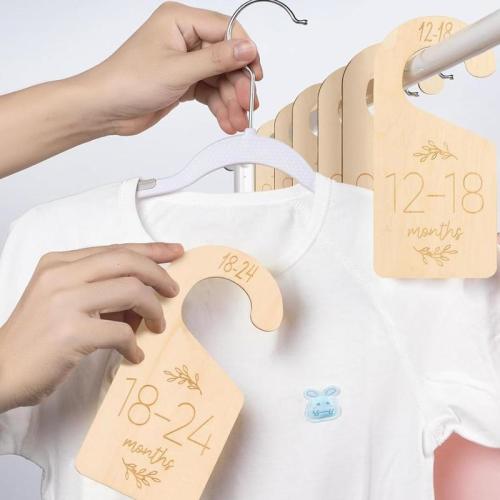 Hanger Accessories - Wooden Baby Wardrobe Dividers Set, 1 Se - TikTok Shop