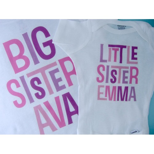 Big Sister Little Sister Shirt set of 2 by ThingsVerySpecial
