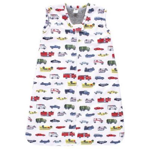 Hudson Baby Plush Faux Fur Sleeping Bag, Wearable Blanket, Going Places, 0-6 Months
