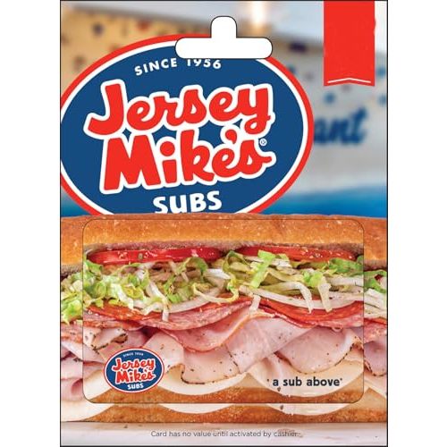 Jersey Mike's Gift Card