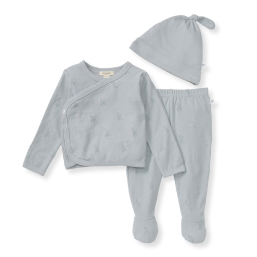 Organic Raised Terry Bee Take Me Home 3 Piece Set - Quarry – Burt's Bees Baby