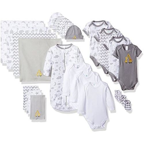 Spasilk Baby Essential 23 Piece Layette Set for Newborns and Infants, 0-6 Months