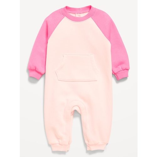 Long-Sleeve French-Terry One-Piece Jumpsuit for Baby | Old Navy