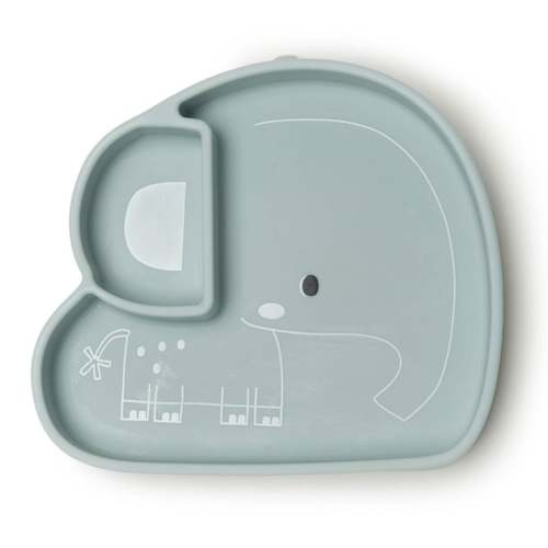 Assiette en Silicone - Éléphant