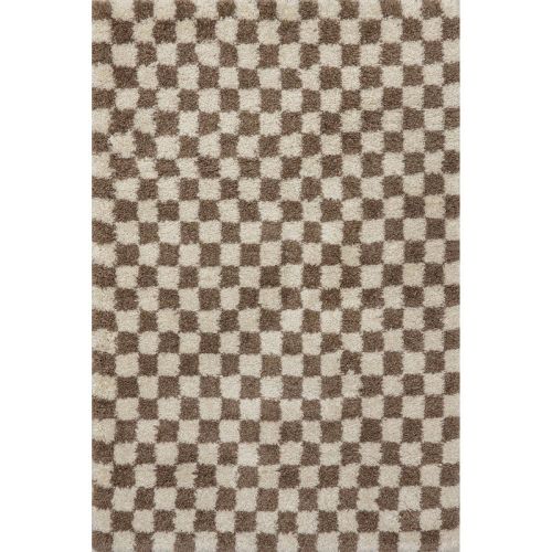 Nuloom Adelaide Mid-century Checkered Shag Indoor Area Rug