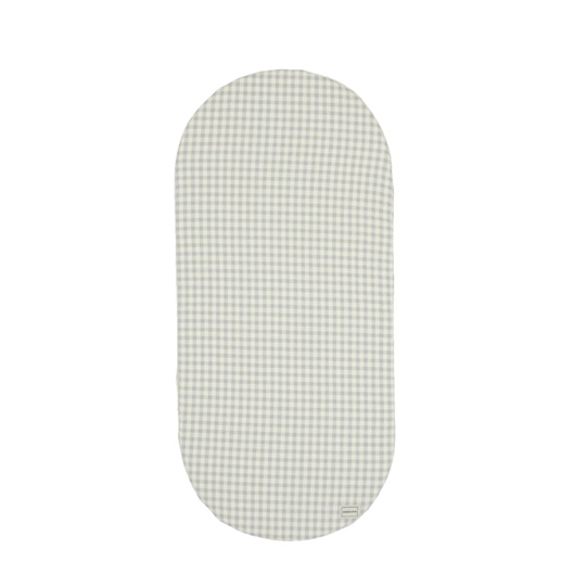 Fitted Sheet Vichy Blue · Minicoton