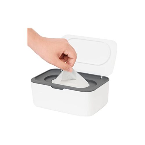 Ubbi Baby Wipes Dispenser with Weighted Plate and Secure Seal, Nursery and Baby Registry Essential to Keep Wipes Fresh, Gray : Everything Else