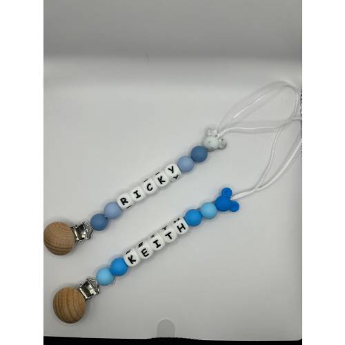 Mickey Personalizable Pacifier Clip• Mickey Pacifier Holder• Disney Pacifier Clip• Baby Boy Pacifier Clip• Baby Girl Pacifier Clip