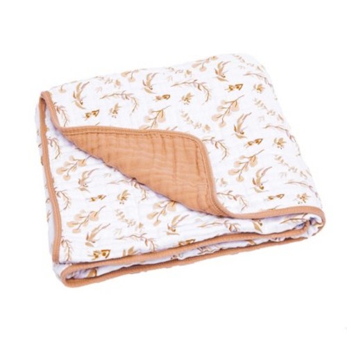 Parker Baby Co. Cotton Muslin Blanket - Prairie Floral