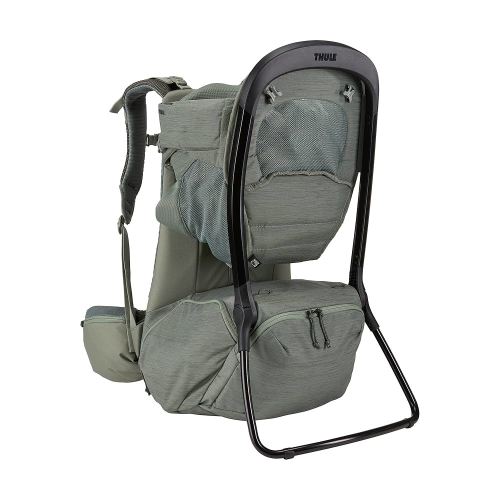 Thule Sapling Child Carrier Backpack - Machine Washable Seat - Self-Standing Frame - Adjustable padded straps for parents - Ergonomic seat with under-leg support for child - UPF 50 Sunshade