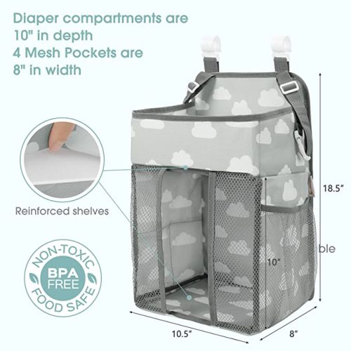 Maliton Hanging Diaper Caddy Organizer