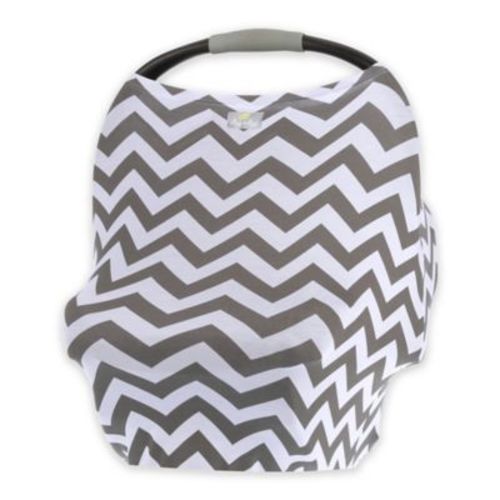 Itzy Ritzy® Mom Boss™ Multi-Use Cover in Grey Chevron - GREY - ONE SIZE