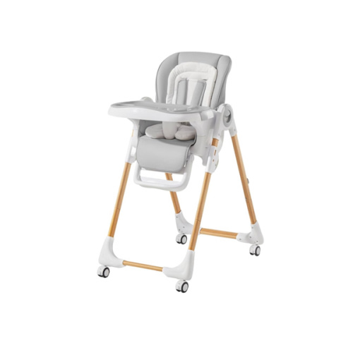 Convertible High Chairs for Babies and Toddlers, Height Adjustable Baby High Chair, High Chair with Removable Tray, Adjustable Backrest and Pedal, Portable Baby Dinning Chair with Lockable Wheels