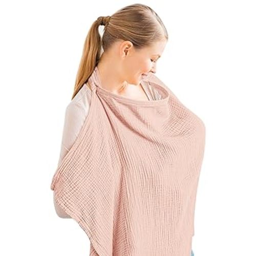 Konssy Muslin Nursing Cover for Baby
