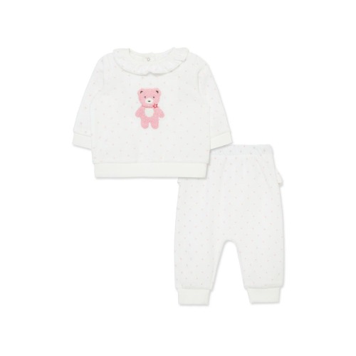 Sweet Bear Velour Top & Leggings Set, 9M