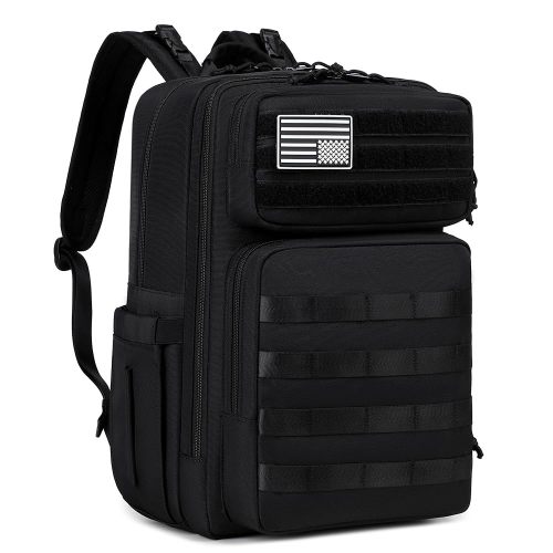 Diaper Bag Backpack, Large Capacity with Stroller Buckles and Insulated Pockets (Military Style)