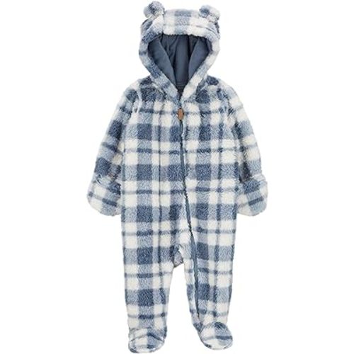 Carter's 0-9 Months Hooded Sherpa Bunting Pram