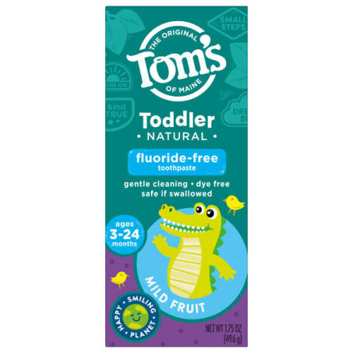 Natural Fluoride-Free Toddler Training Toothpaste