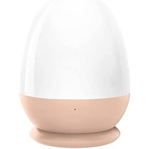 JolyWell Night Lights for Kids with Stable Charging Pad, Touch Control&Timer Setting, ABS+PC Baby Egg Lamp for Breastfeeding，Pink