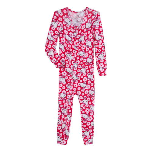 Hello Kitty Baby and Toddlers' One-Piece Sleeper, Sizes 12M-5T