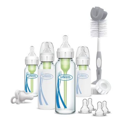 Dr. Brown's Anti-Colic Options+ Glass Baby Bottle Set - 18ct