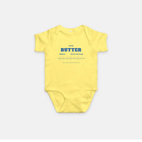Salted Butter Baby Onesie – Bakery Tee Co