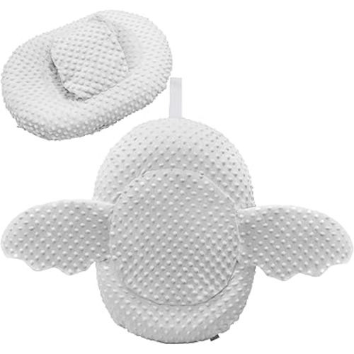 KAKIBLIN Inflatable Bathtub, Bathtub Bather, Inflatable Baby Bath Bather, Swaddle Wings and Storage Bag, Portable Travel Infant Bathtub for Newborns and Infants 0-6 Months