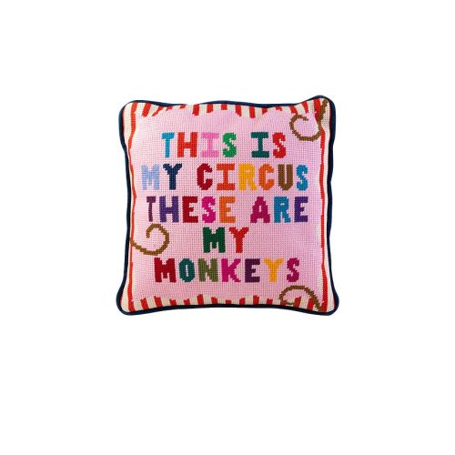 My Circus Needlepoint Pillow