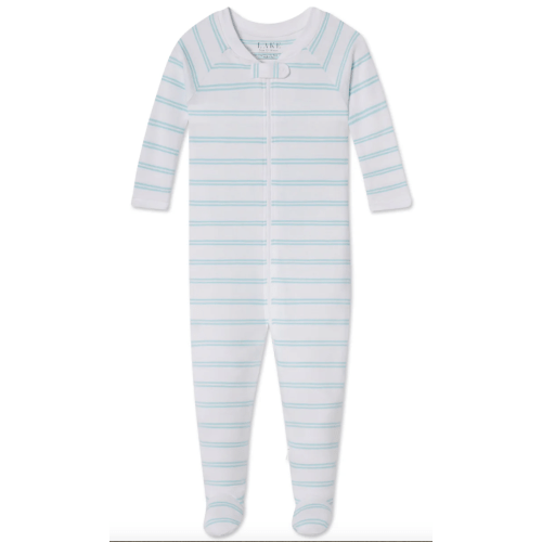 LAKE | Baby | Pima Cotton Pajamas | Beach Club Tidal Stripe