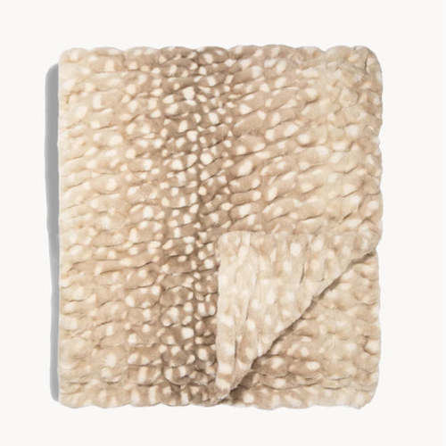 Fawn Print Blanket | Forrest Fawn | Lola Blankets