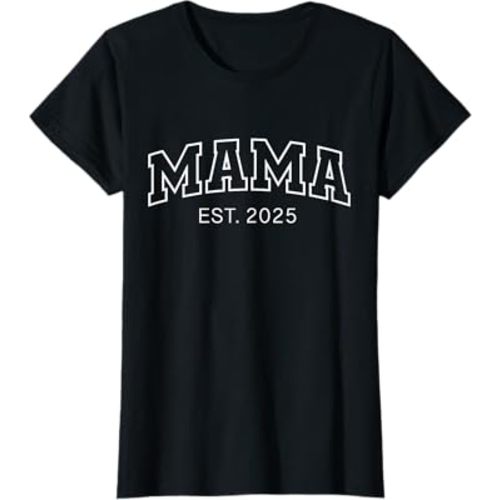 Promoted To Mama Est 2025 Mom To Be Gifts First Time Mama T-Shirt