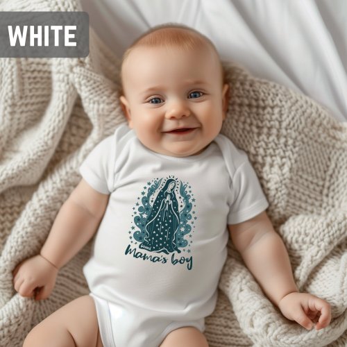 Blessed Mama's Boy Infant Boy Bodysuit, Catholic Bodysuit, Catholic Baby Gift, Catholic Baby Boy Gifts, Blessed Mamas Boy, Blessed Mother