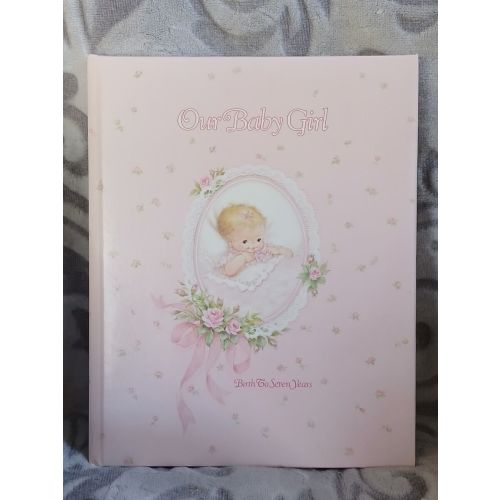 Vtg Baby Book Our Baby Girl Birth to Seven Years 1981 Illustrated Lois Jackson