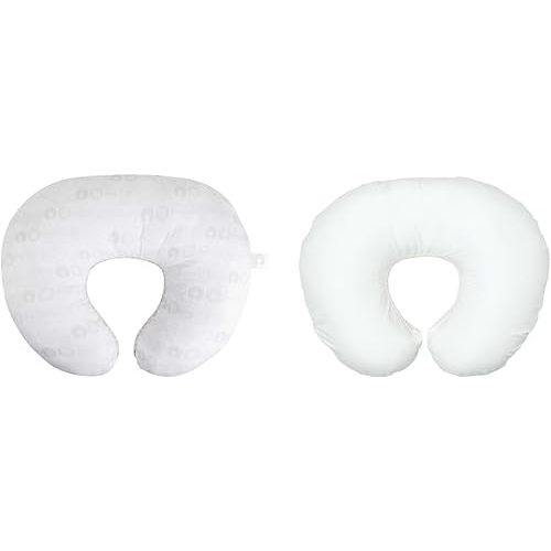 Boppy Nursing Pillow Bare Naked Original Support & Original Nursing Pillow Liner, Bright White, Machine Washable and Wipeable, Extends Time Between Washes, Liner Only