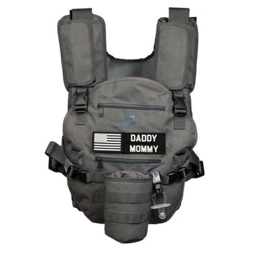 Tactical Tykes Baby Carrier with Molle Straps & Sunshade