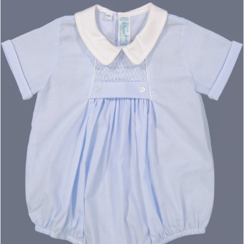 Chevron Smocked Creeper I Feltman Brothers