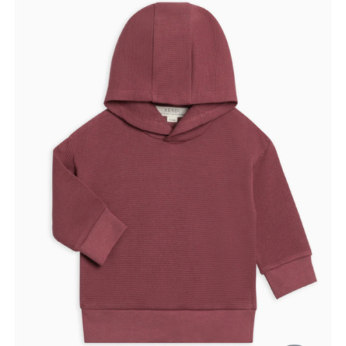 Cooper Waffle Knit Hooded Pullover
