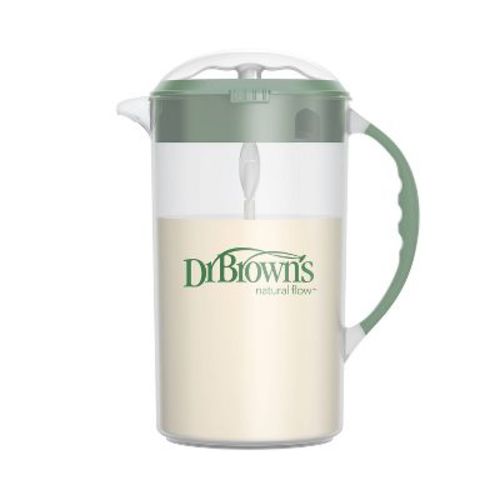 Dr. Brown's Baby Formula Mixing Pitcher With Locking Lid & No Drip Spout - 32oz - Green