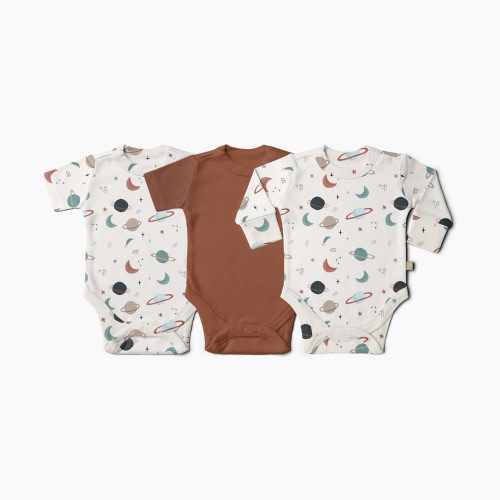Goumi Kids x Babylist 3 Pack Bodysuit Set - Comet, 3-6 M