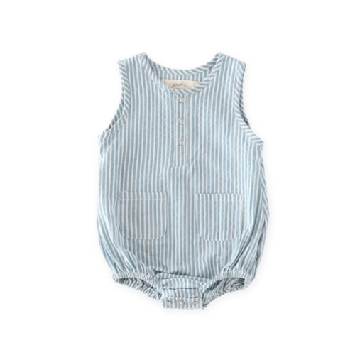 Seersucker Pocket One-Piece