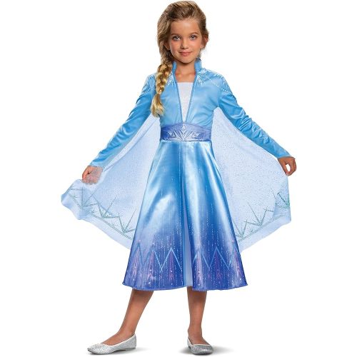 Deluxe Disney Frozen 2 Girls Elsa Costume